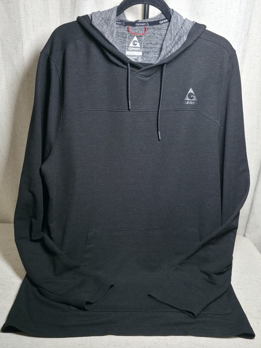 Gerry Weber Black Hoodie with Gray Lined Hood